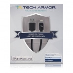 Tech Armor Apple MFI Lightning Kablo (1.82 M)-Black