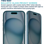 Tech Armor Apple iPhone 15 Plus Privacy Cam Ekran Koruyucu