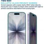 Tech Armor Apple iPhone 17 Privacy Ekran Koruyucu