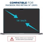 Tech Armor MacBook Pro Privacy Ekran Koruyucu (14 in)