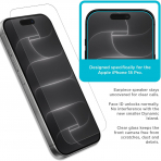 Tech Armor iPhone 18 Pro Balistik Ekran Koruyucu