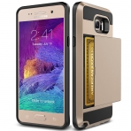 TekSonic Samsung Galaxy Note 5 Armor Serisi Kartlkl Klf-Golden