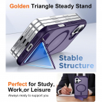 Temdan Apple iPhone 17 Standl Klf-Purple