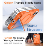 Temdan Apple iPhone 17 Standl Klf-Orange