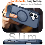 Temdan Apple iPhone 17 Standl Klf-Blue