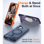 Temdan Apple iPhone 17 Standl Klf-Blue