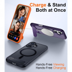 Temdan Apple iPhone 17 Standl Klf-Black