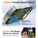 Temdan Apple iPhone 17 Pro Standl Klf-Green