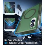 Temdan Galaxy Z Fold 8 MagSafe Ekran Koruyuculu K�l�f-Green
