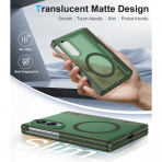 Temdan Galaxy Z Fold 8 MagSafe Ekran Koruyuculu K�l�f-Green