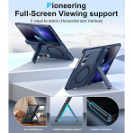 Temdan Galaxy Z Fold 8 MagSafe Ekran Koruyuculu K�l�f-Blue