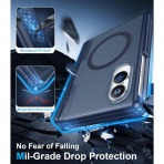 Temdan Galaxy Z Fold 8 MagSafe Ekran Koruyuculu K�l�f-Blue