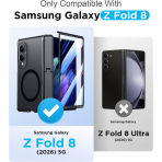 Temdan Galaxy Z Fold 8 MagSafe Ekran Koruyuculu K�l�f-Black