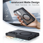 Temdan Galaxy Z Fold 8 MagSafe Ekran Koruyuculu K�l�f-Black