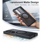 Temdan Galaxy Z Fold 8 Ultra MagSafe Koruyuculu K�l�f-Black