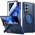 Temdan Galaxy Z Fold 8 Ultra MagSafe Koruyuculu K�l�f-Blue