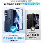 Temdan Galaxy Z Fold 8 Ultra MagSafe Koruyuculu K�l�f-Blue