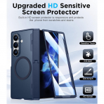 Temdan Galaxy Z Fold 8 Ultra MagSafe Koruyuculu K�l�f-Blue