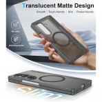 Temdan Galaxy Z Fold 8 Ultra MagSafe Koruyuculu K�l�f-Gray