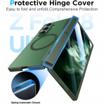 Temdan Galaxy Z Fold 8 Ultra MagSafe Koruyuculu K�l�f-Green