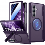 Temdan Galaxy Z Fold 8 Ultra MagSafe Koruyuculu K�l�f-Purple