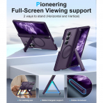 Temdan Galaxy Z Fold 8 Ultra MagSafe Koruyuculu K�l�f-Purple