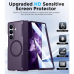 Temdan Galaxy Z Fold 8 Ultra MagSafe Koruyuculu K�l�f-Purple