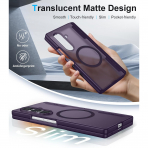 Temdan Galaxy Z Fold 8 Ultra MagSafe Koruyuculu K�l�f-Purple