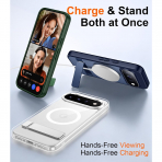 Temdan Google Pixel 11 Pro Manyetik Standl� K�l�f-Clear