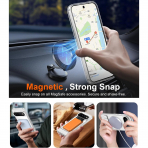 Temdan Google Pixel 11 Pro Manyetik Standl� K�l�f-Clear