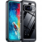 Temdan Google Pixel 11 Pro XL Su Ge�irmez K�l�f-Teal Clear