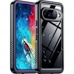 Temdan Google Pixel 11 Pro XL Su Ge�irmez K�l�f-Purple Clear