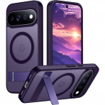 Temdan Google Pixel 11 Uyumlu Manyetik Standl� K�l�f-Purple