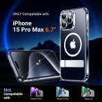 Temdan iPhone 15 Pro Max Standl Klf 