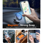 Temdan Manyetik iPhone 18 Pro Max Standl� K�l�f-Light Blue