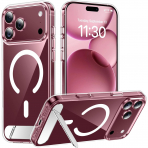 Temdan Manyetik iPhone 18 Pro Standl� K�l�f-Clear