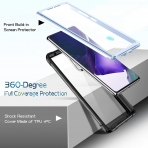 Temdan Samsung Galaxy Note 20 Ultra effaf Korumal Klf-Blue Black