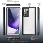 Temdan Samsung Galaxy Note 20 Ultra effaf Korumal Klf-Purple Black