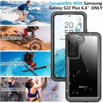 Temdan Samsung Galaxy S22 Plus Su Geirmez Klf (MIL-STD-810G)