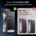 Temdan Samsung Galaxy S24 Ultra Klf -Matte Black