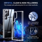 Temdan Tam Korumal Samsung Galaxy S23 Ultra Klf (MIL-STD-810G)-Clear