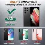 Temdan Tam Korumal Samsung Galaxy S23 Ultra Klf (MIL-STD-810G)-Green