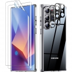 Temdan Tam Korumal Samsung Galaxy S23 Ultra Klf (MIL-STD-810G)-Clear