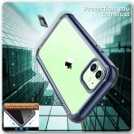  Temdan iPhone 12 Bumper Klf -Blue