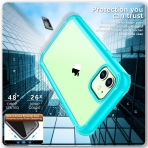 Temdan iPhone 12 Mini Bumper Klf -Blue