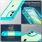 Temdan iPhone 12 Mini Bumper Klf -Blue