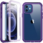 Temdan iPhone 12 Mini Bumper Kılıf -Purple