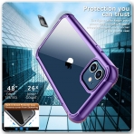 Temdan iPhone 12 Mini Bumper Klf -Purple