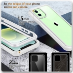 Temdan iPhone 12 Mini Bumper Klf - White