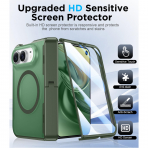 Temdan iPhone Duo Manyetik Gizli Standl� K�l�f -Green